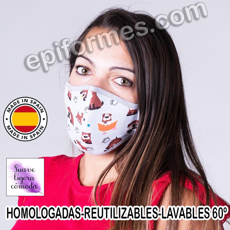 Mascarilla HOMOLOGADA  perros