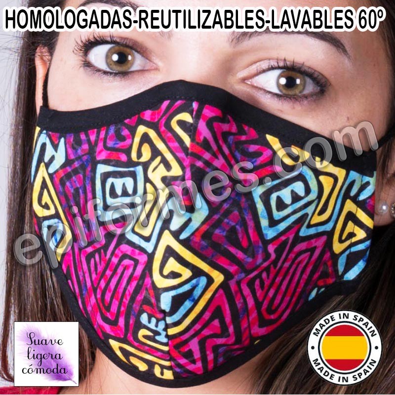 Mascarilla HOMOLOGADA  tribal
