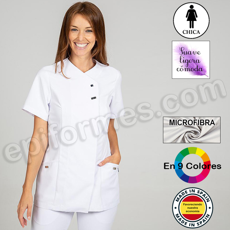 Chaquetilla microfibra corchetes 9 colores