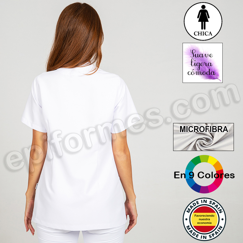 Chaquetilla microfibra corchetes 9 colores