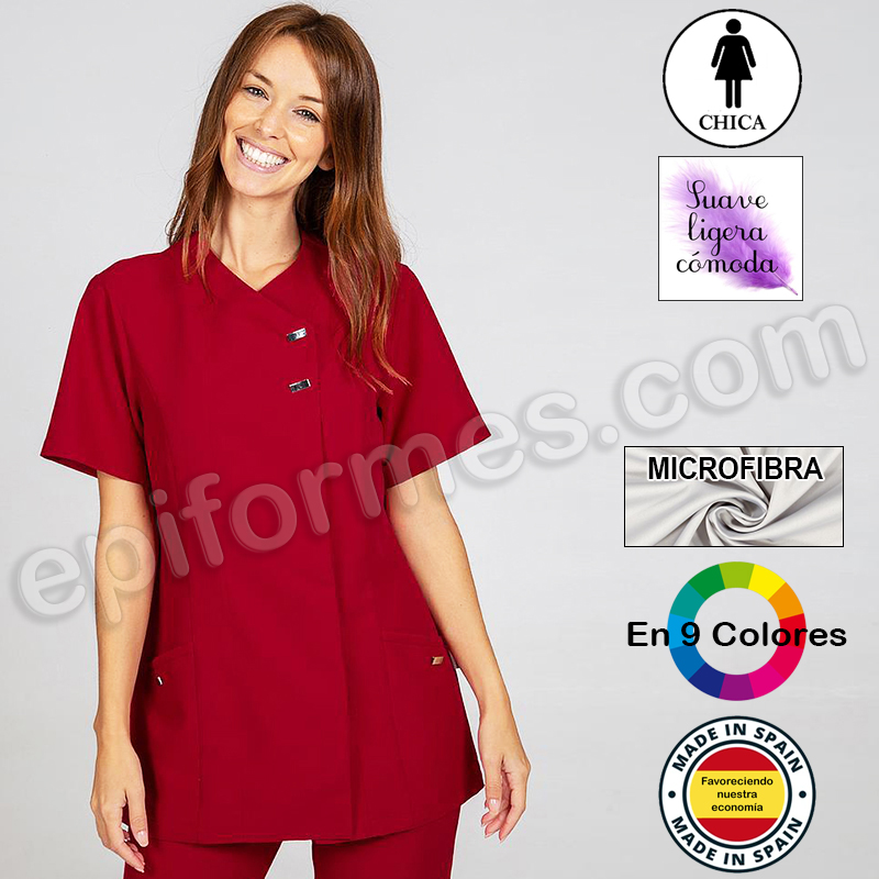 Chaquetilla microfibra corchetes 9 colores