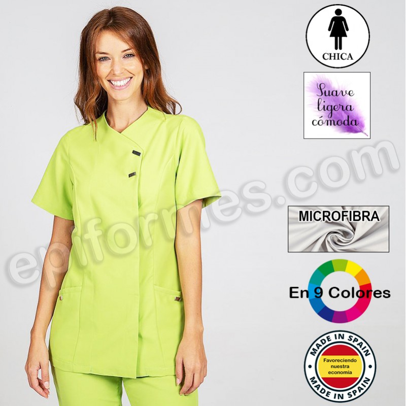 Chaquetilla microfibra corchetes 9 colores