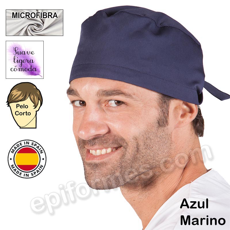 Gorro cirujano pelo corto MICROFIBRA 13 colores