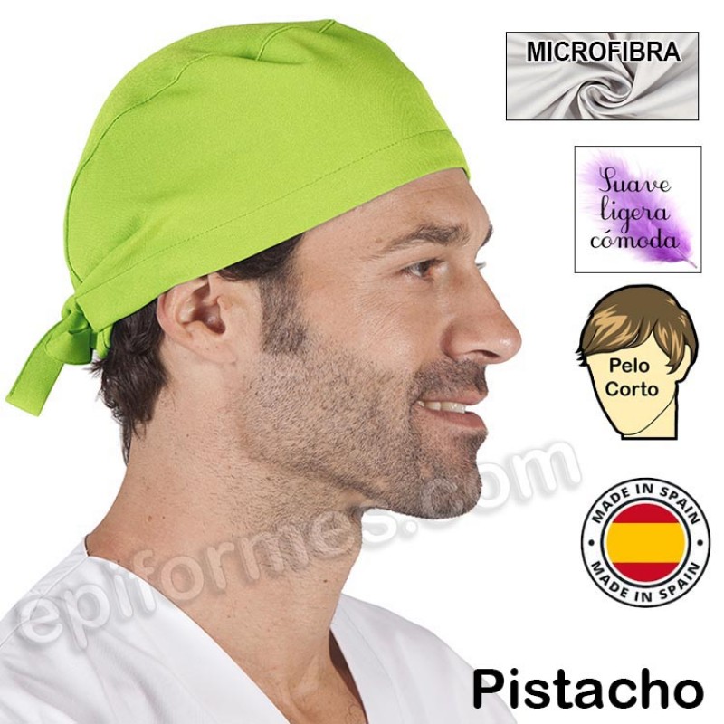 Gorro cirujano pelo corto MICROFIBRA 13 colores