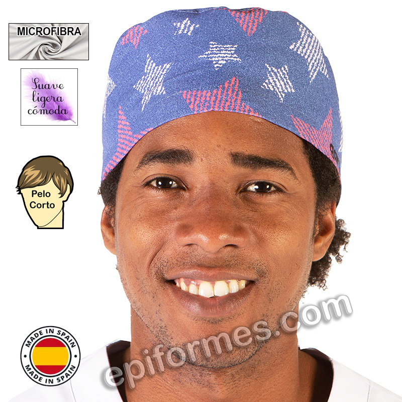 Gorro cirujano estrellas