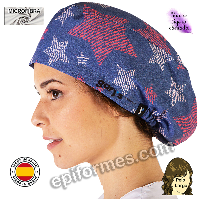 Gorro cirujano estrellas