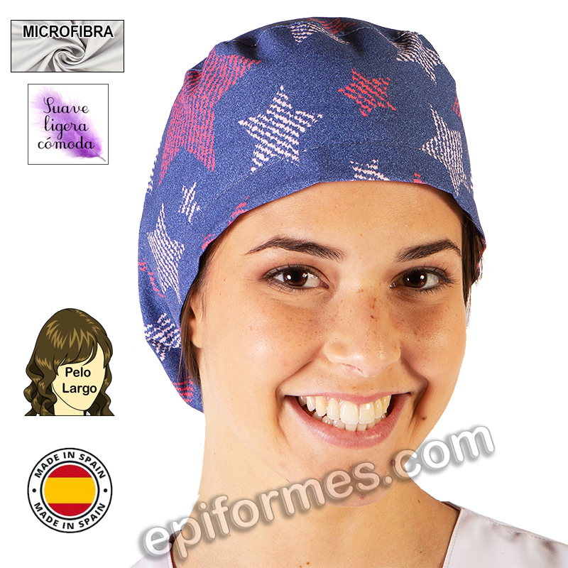 Gorro cirujano estrellas