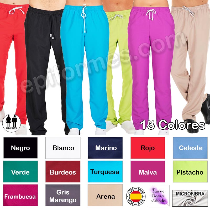 Pantalón de pijama MICROFIBRA 13 colores