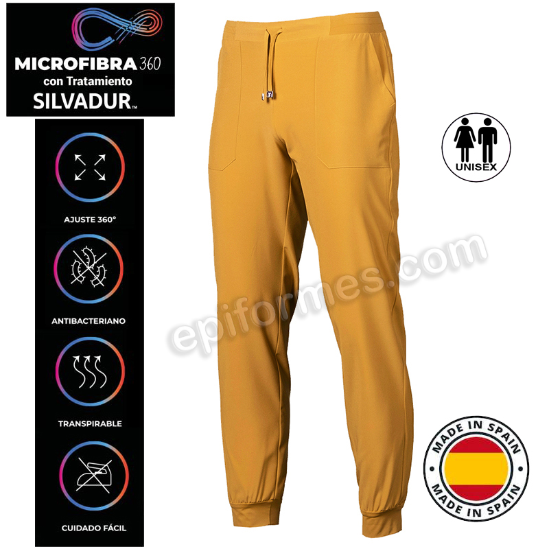 Pantalón sanidad Microfibra elástica 12 Colores