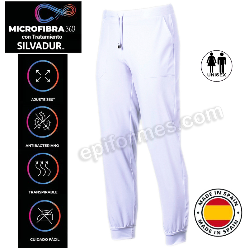 Pantalón sanidad Microfibra elástica 12 Colores