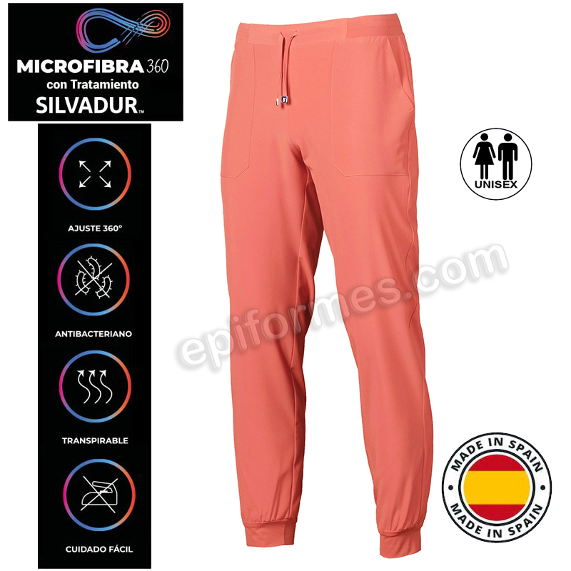 Pantalón sanidad Microfibra elástica 12 Colores