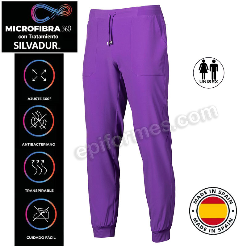 Pantalón sanidad Microfibra elástica 12 Colores