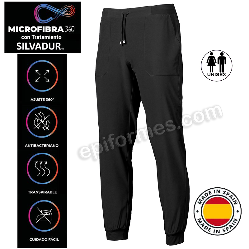 Pantalón sanidad Microfibra elástica 12 Colores