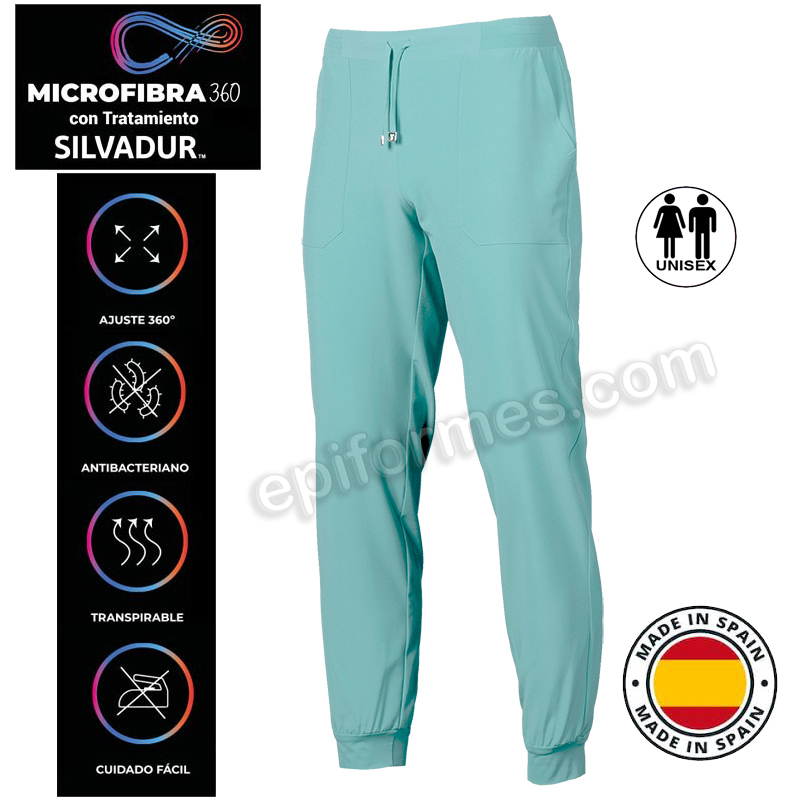 Pantalón sanidad Microfibra elástica 12 Colores