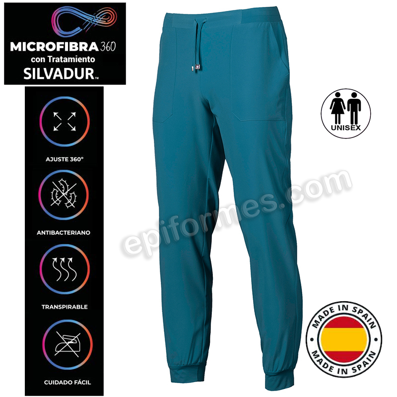 Pantalón sanidad Microfibra elástica 12 Colores