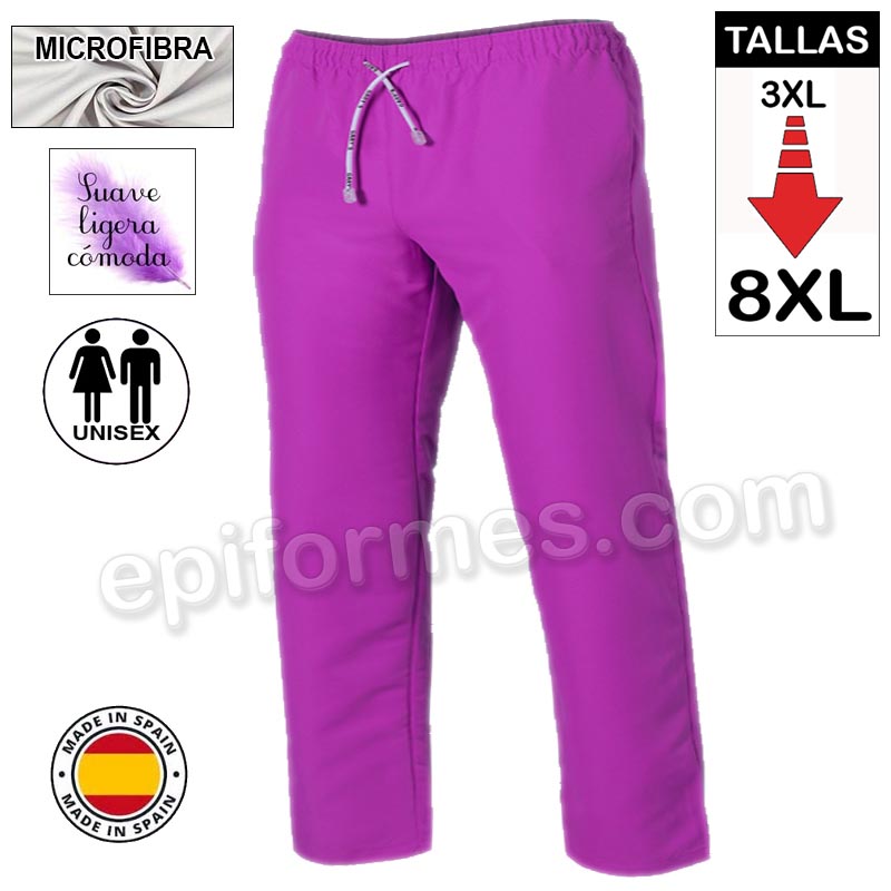 Pantalón de pijama MICROFIBRA 11 colores tallas extras