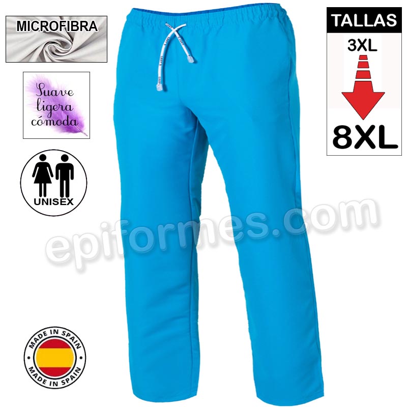 Pantalón de pijama MICROFIBRA 11 colores tallas extras