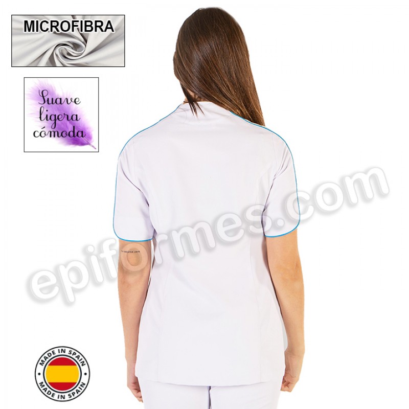 Casaca clinica, microfibra, 3 colores