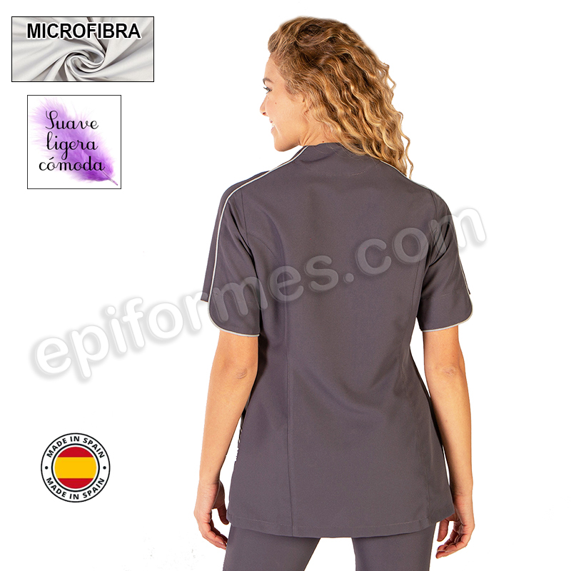 Casaca clinica, microfibra, 3 colores