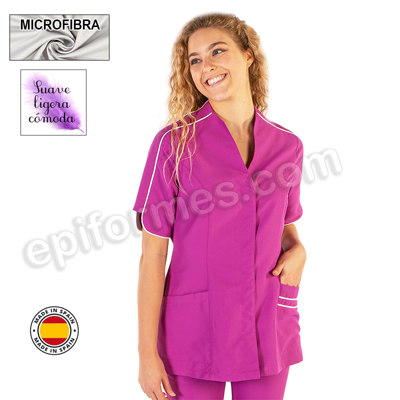 Casaca clinica, microfibra, 3 colores