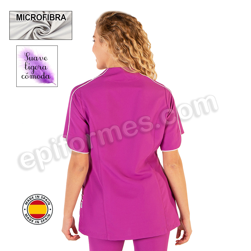 Casaca clinica, microfibra, 3 colores