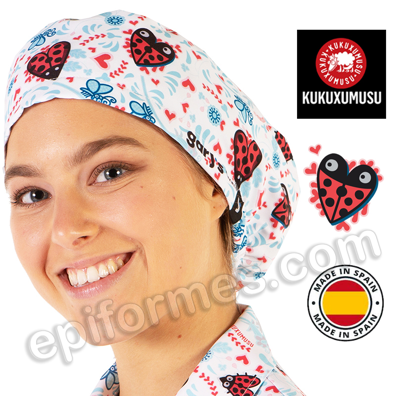 Gorro cirujano kukuxumusu corazón