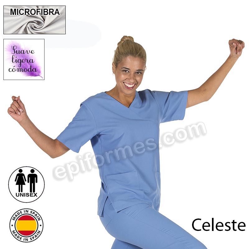 Casaca sanitaria microfibra, 13 Colores