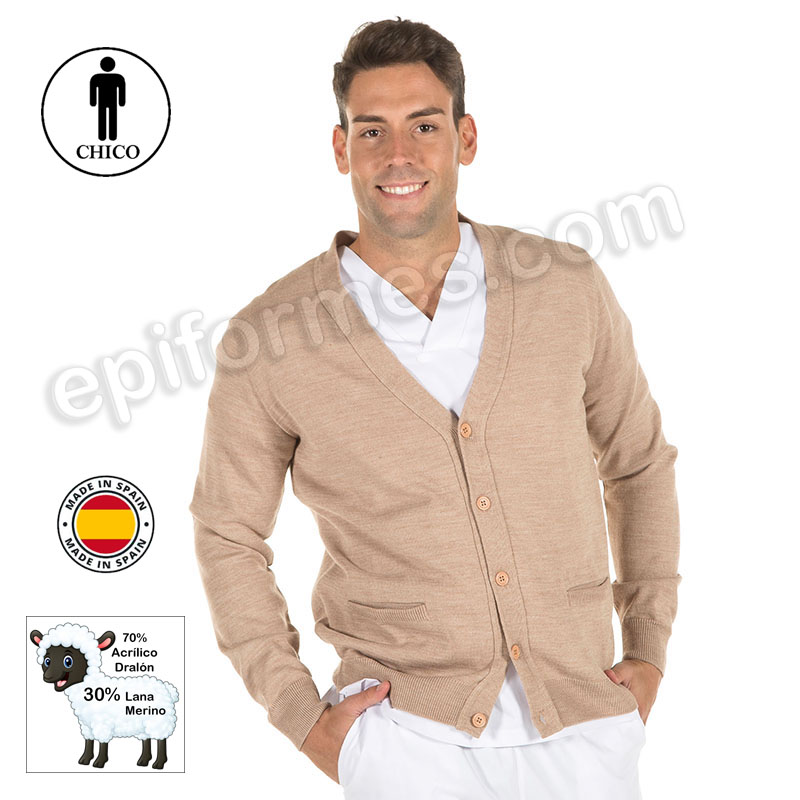 Chaquetilla de punto, caballero, 6 colores