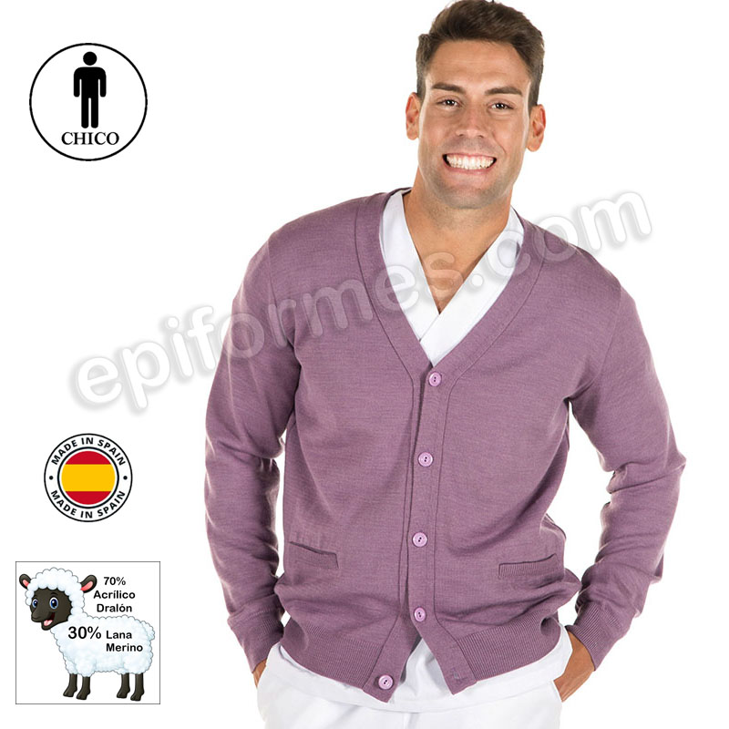 Chaquetilla de punto, caballero, 6 colores