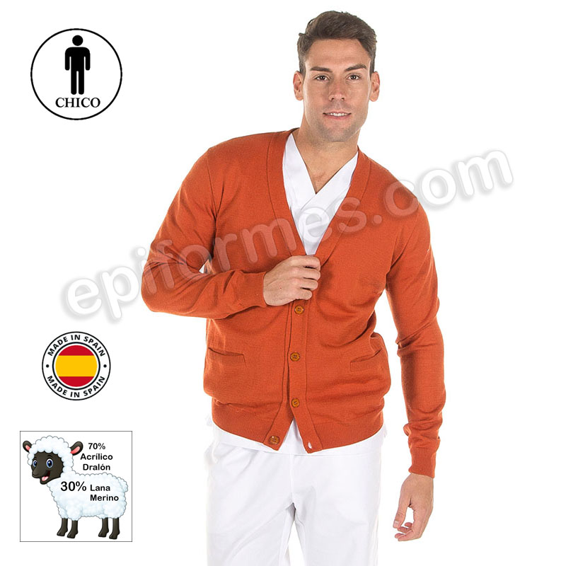 Chaquetilla de punto, caballero, 6 colores