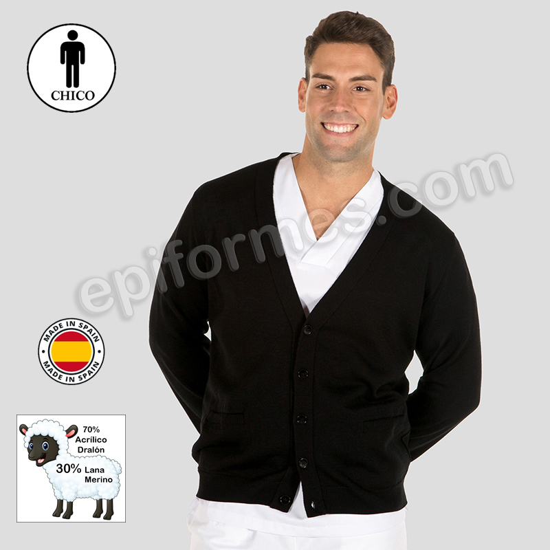 Chaquetilla de punto, caballero, 6 colores