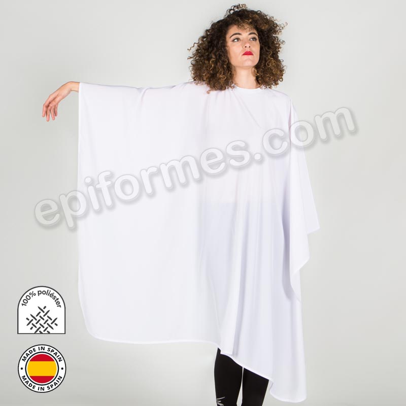 Capa peluquería  blanca