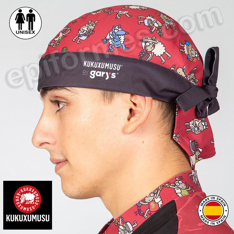 Gorro pirata de cocinero kukuxumusu ovejas