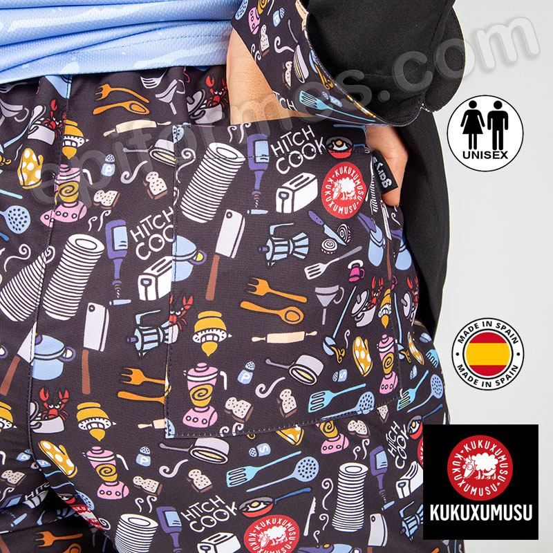 Pantalón Cocinero  unisex kukuxumusu menaje