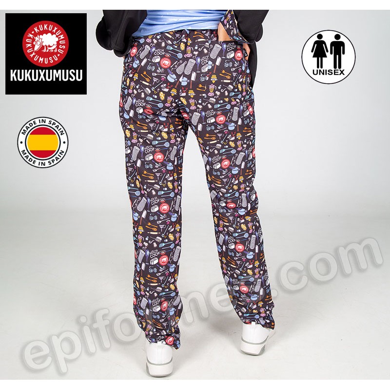 Pantalón Cocinero  unisex kukuxumusu menaje