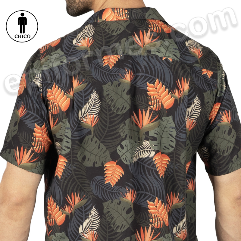 Camisa hawaiana paraiso