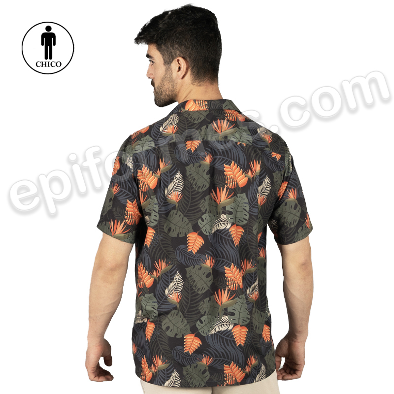 Camisa hawaiana paraiso