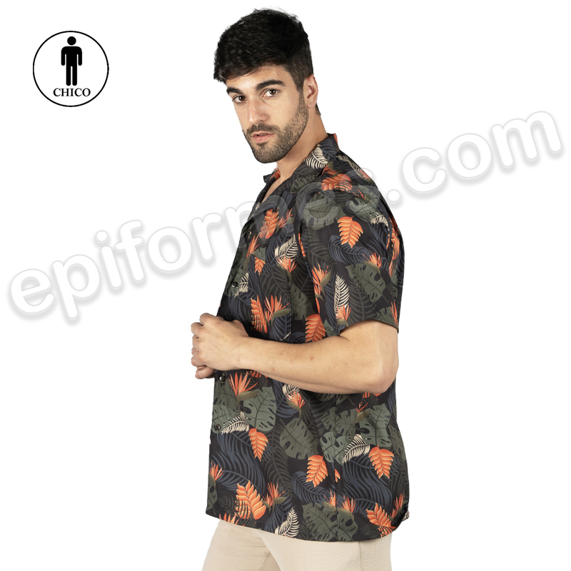 Camisa hawaiana paraiso