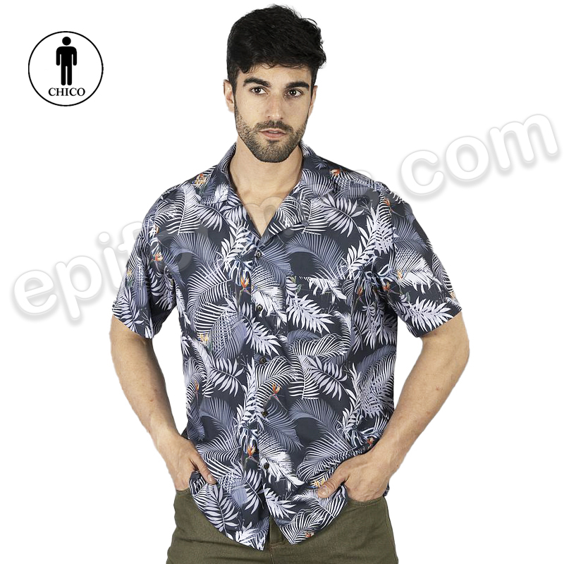 Camisa hawaiana hibiscus