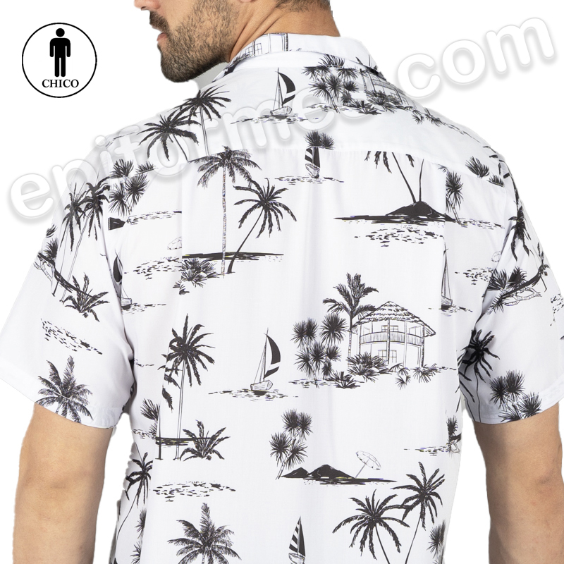 Camisa hawaiana Coconut
