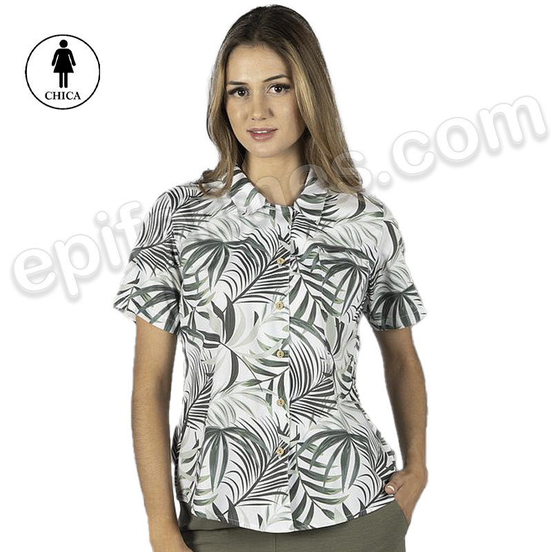 Camisa Hawaiana Royal mujer