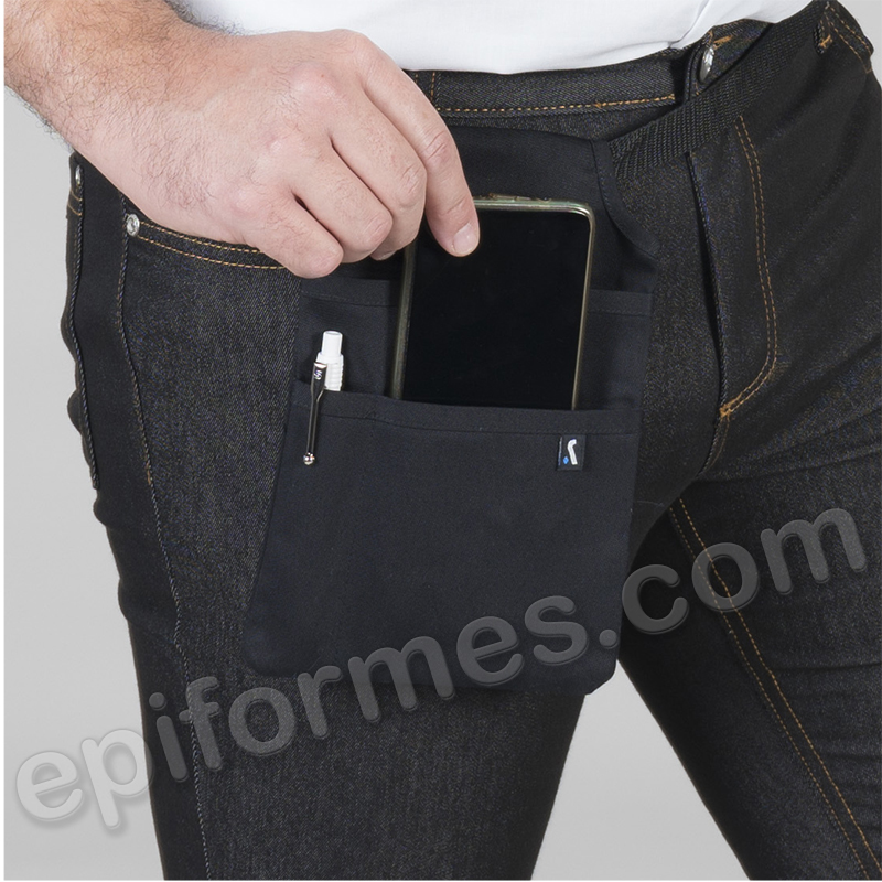 Funda PDA vaquero negro