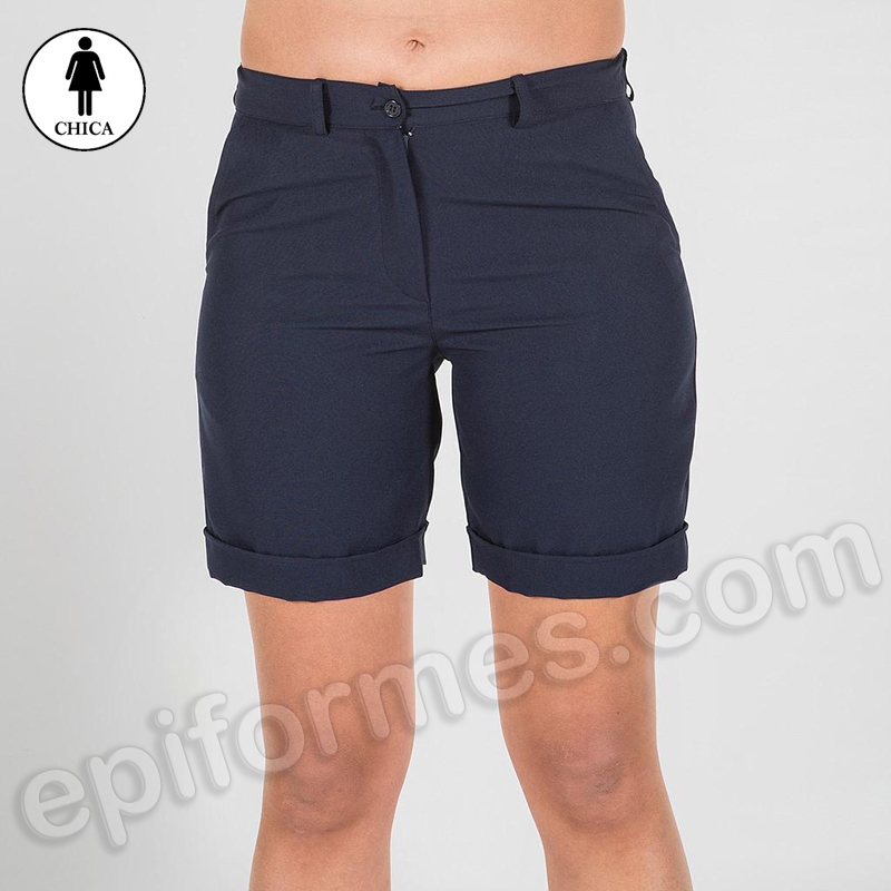 Bermudas mujer Azul marino