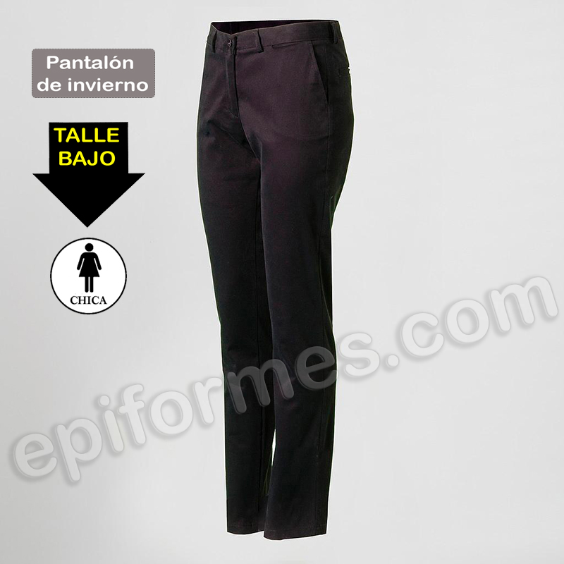 Pantalón Chino invierno en gris marengo