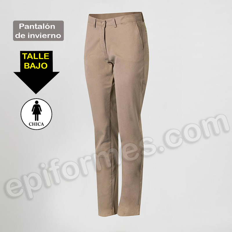 Pantalón Chino invierno en hueso