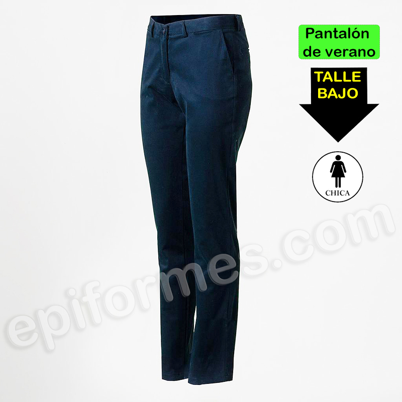 Pantalón Chino verano en azul marino