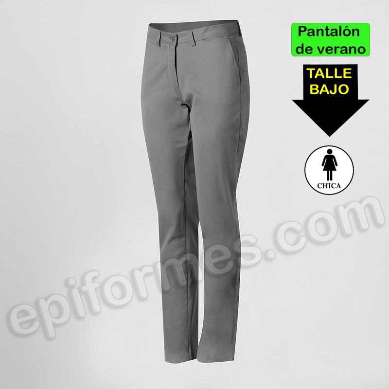 Pantalón Chino verano en gris