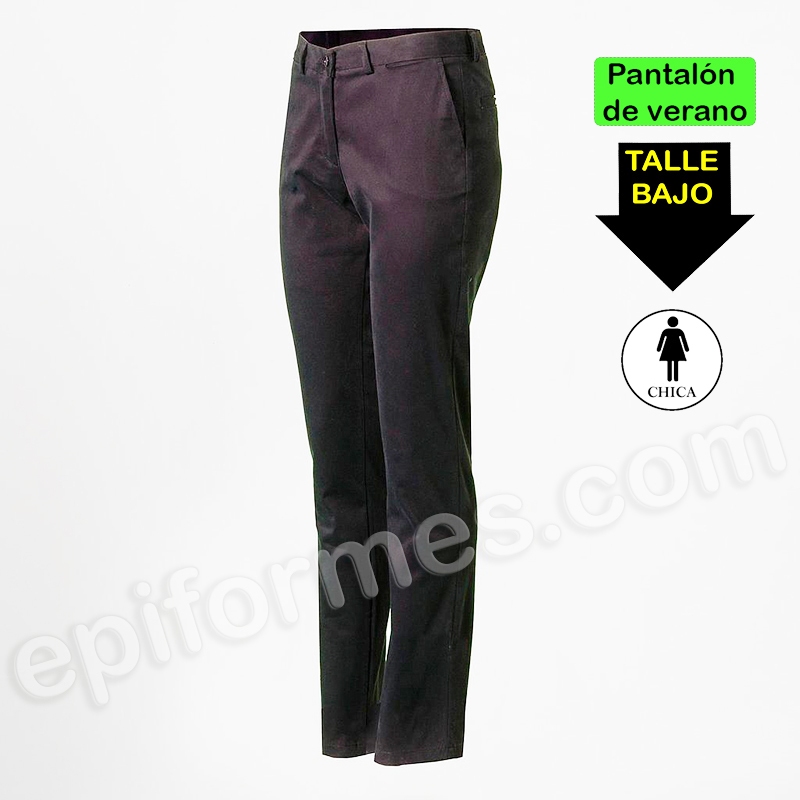 Pantalón Chino verano en gris marengo