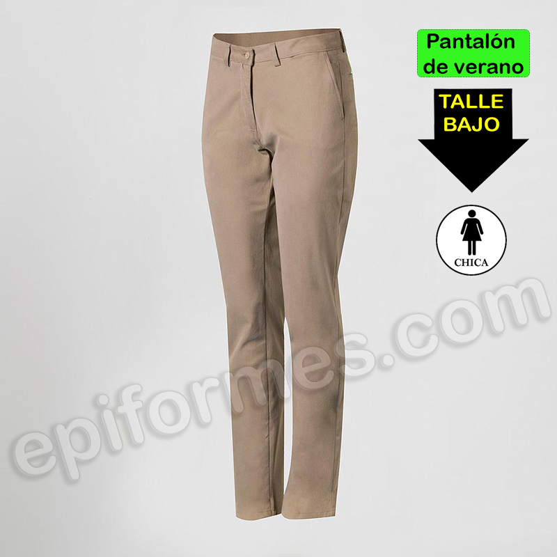 Pantalón Chino verano en hueso