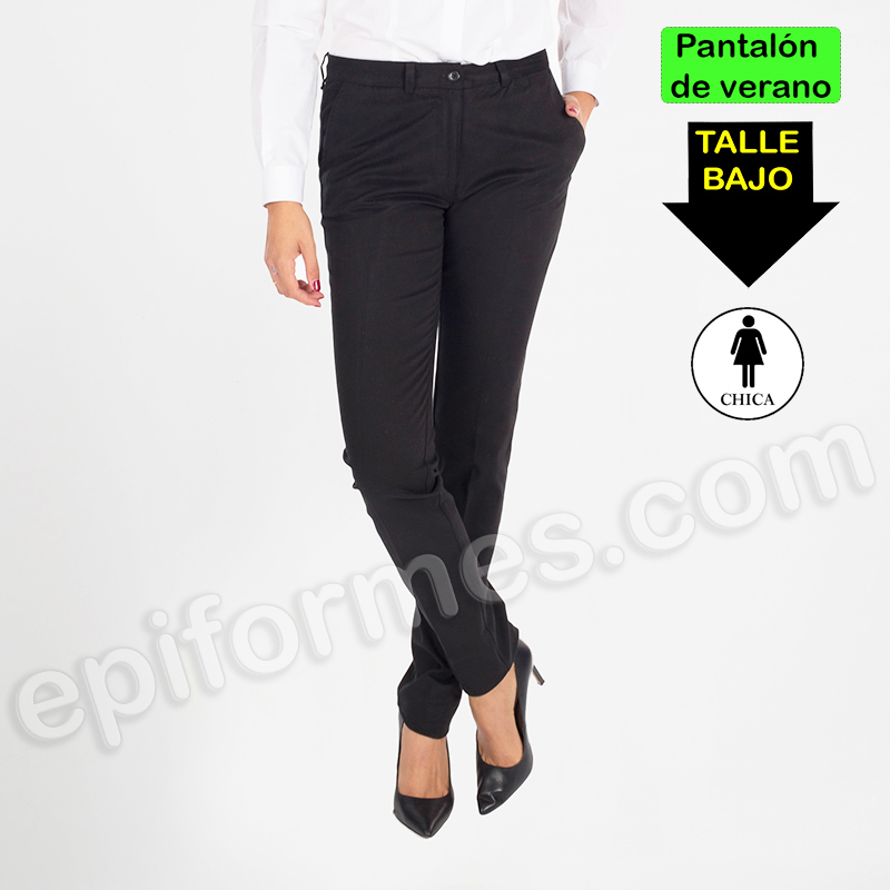 Pantalón Chino verano en negro